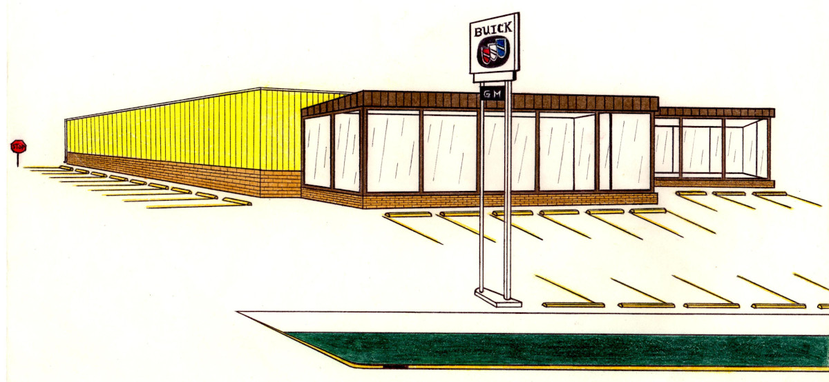 James Bennett's "Buick Dealership"