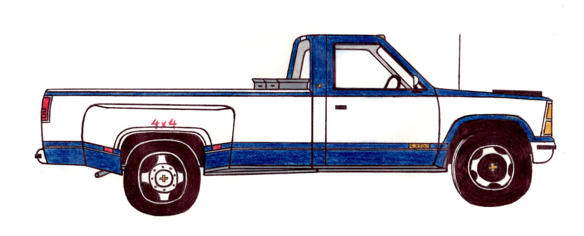 James Bennett's "Striped Pickup"