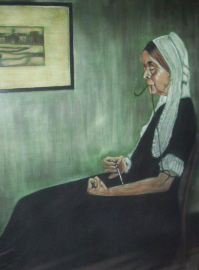 Eddie Bennett's "Whistler's Mother"