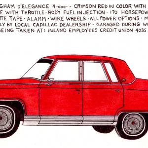 James Bennett's "Red Cadillac"