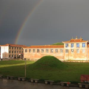 Maxwell Fazio's "Rainbow Over Sengdruk Taktse"